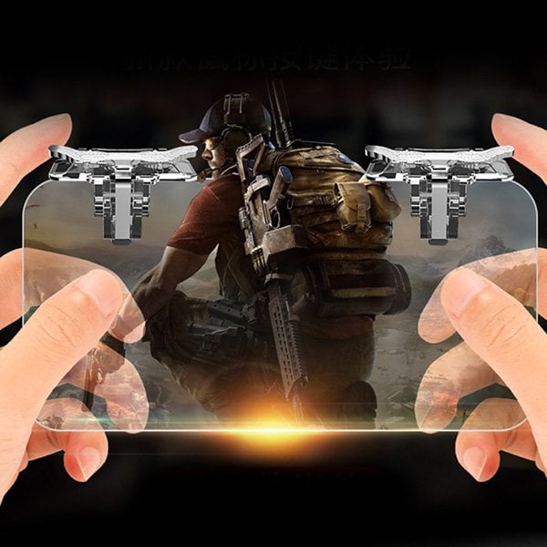 Fire Trigger Buttons Angel Wings Ζευγάρι Εξωτερικών Πλήκτρων For PUBG STG FPS TPS Shooting Game