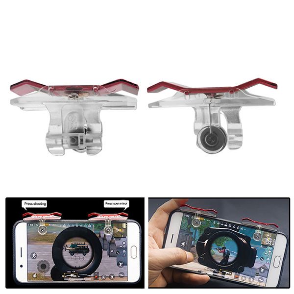Fire Trigger Buttons E9 Ζευγάρι Εξωτερικών Πλήκτρων For PUBG STG FPS TPS Shooting Game