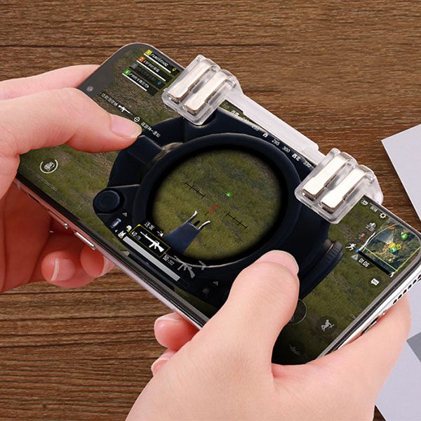 Fire Trigger Buttons K9 Ζευγάρι Εξωτερικών Πλήκτρων For PUBG STG FPS TPS Shooting Game