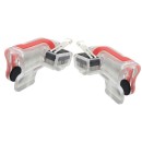 Fire Trigger Buttons MN Ζευγάρι Εξωτερικών Πλήκτρων For PUBG STG FPS TPS Shooting Game