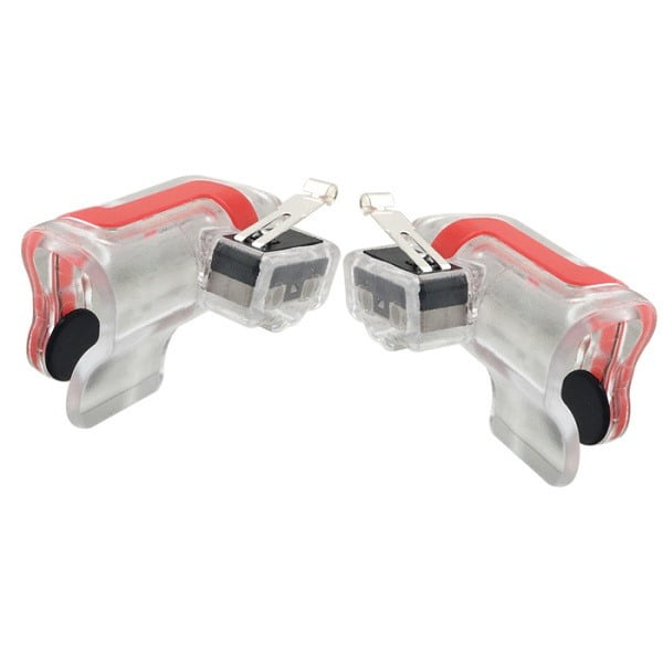 Fire Trigger Buttons MN Ζευγάρι Εξωτερικών Πλήκτρων For PUBG STG FPS TPS Shooting Game