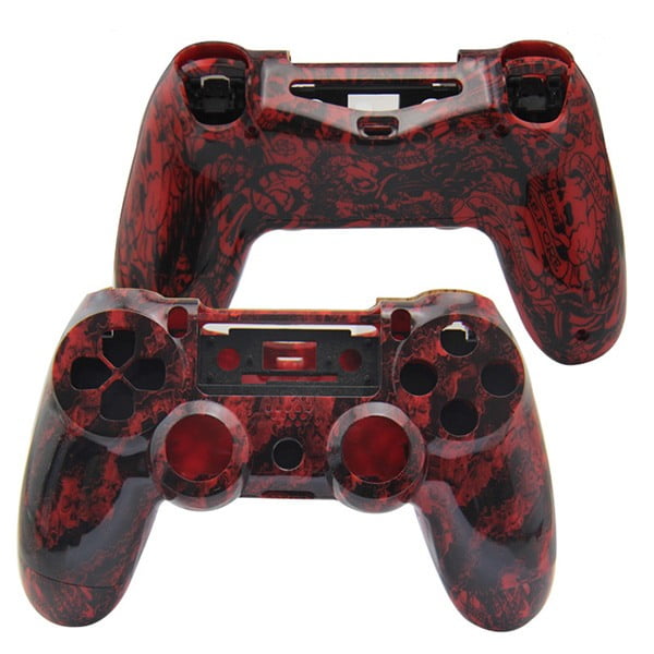 Full Housing Shell Red & Black Κέλυφος - PS4 Replacement Controller