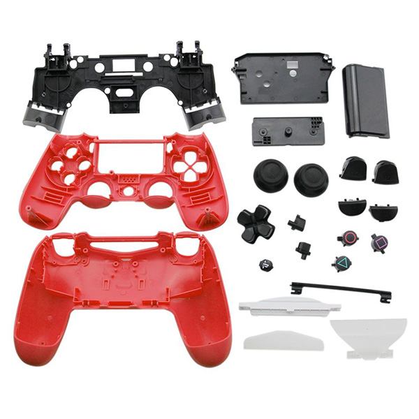 Full Housing Shell Red & Buttons Πλαστικό Κέλυφος Κόκκινο - PS4 Controller