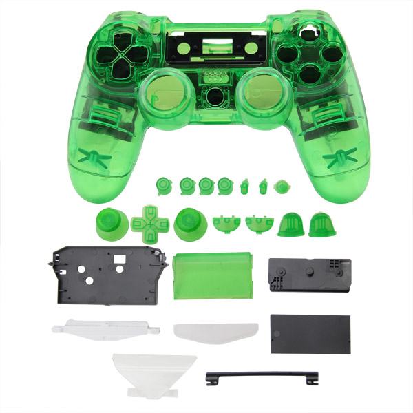 Full Housing Shell Transparent Green Κέλυφος - PS4 Replacement Controller