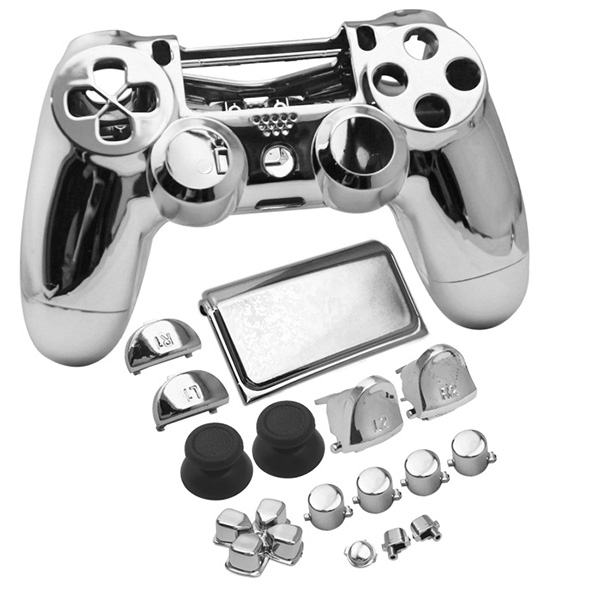 Full Housing Shell V2 Electro Silver Κέλυφος - PS4 Replacement Controller