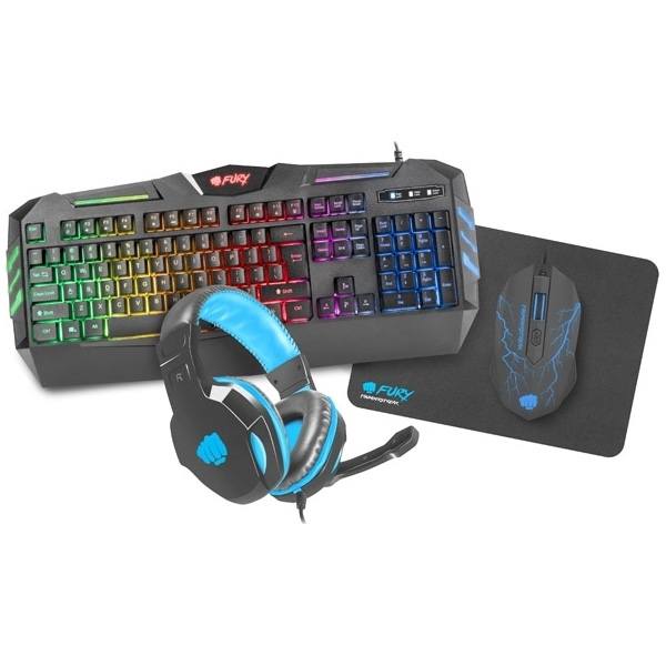 Fury NFU-1370 Thunderstreak 2.0 Gaming Combo Set 4 in 1