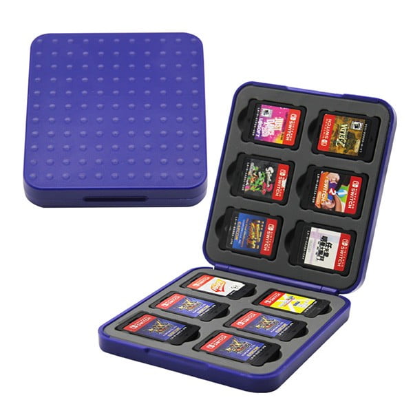 Game Card Case Holder Cartridge Box Blue12 in 1 - Nintendo Switch Game