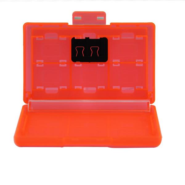 Game Card Case Holder Cartridge Box Red 12 in 1 - Nintendo Switch Game