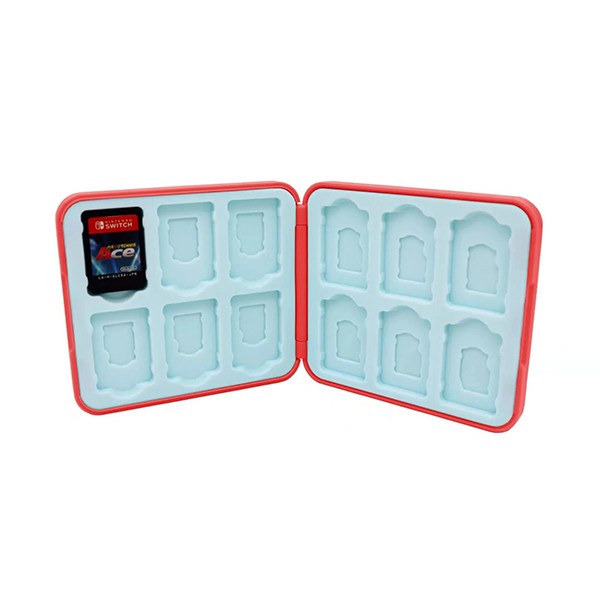 Game Card Case Holder Cartridge Box Red 12 in 1 - Nintendo Switch Game