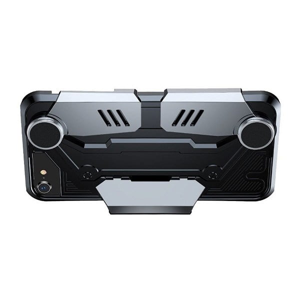 Gamer Case Grip Stand Silver For iPhone 7/8