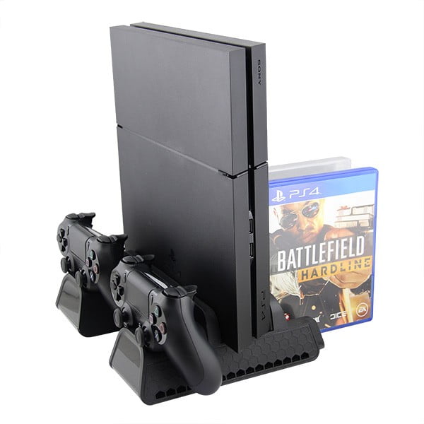 Games Stand Dobe & Twin Charging Docking Cooling Station Βάση Φόρτισης - PS4 Fat Console