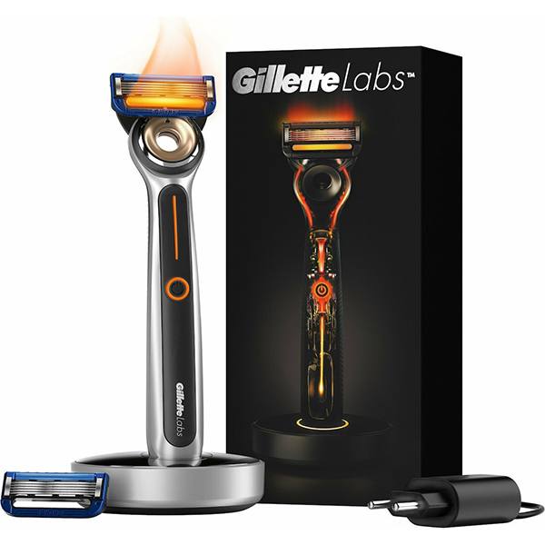 Gillette Heated Razor Θερμαινόμενη Ξυριστική Μηχανή Προσώπου Επαναφορτιζόμενη