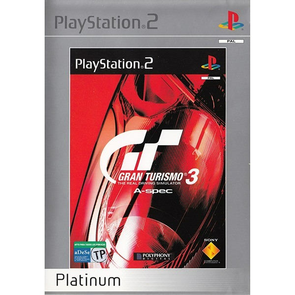 Gran Turismo 3 A-Spec Platinum - PS2 Used Game