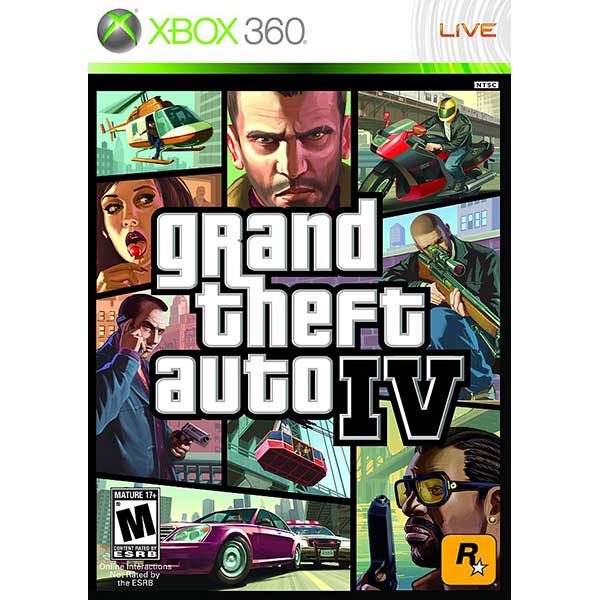 Grand Theft Auto IV - Xbox 360 Game
