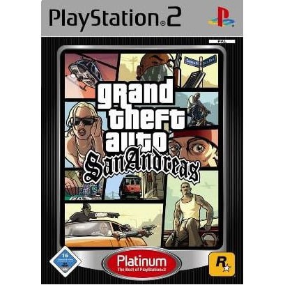 Grand Theft Auto: San Andreas Platinum - PS2 Used Game
