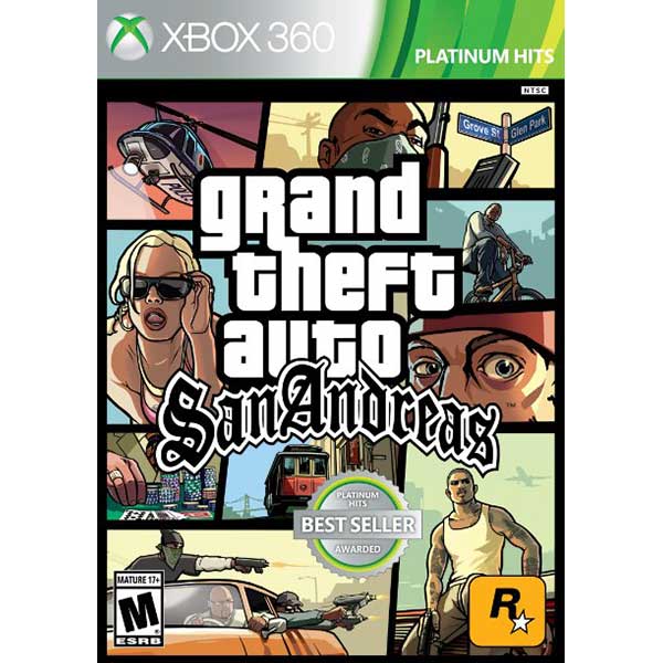 Grand Theft Auto San Andreas - Xbox 360 Game