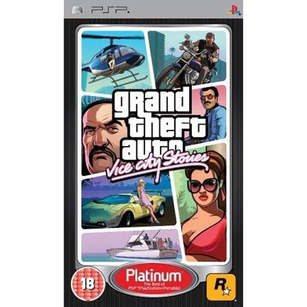 Grand Theft Auto Vice City Stories Platinum - PSP Used Game