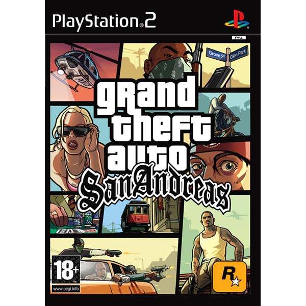 Grand Theft Auto San Andreas - PS2 Used Game