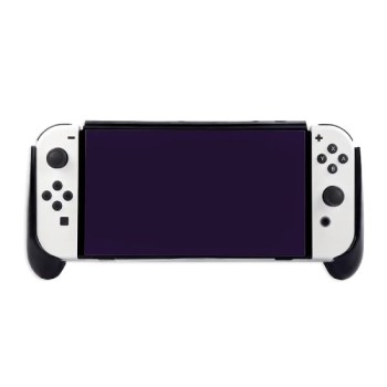 Protective Handle Grip Cover Black - Nintendo Switch OLED Console Protective Handle Grip Cover Black - Nintendo Switch OLED Console