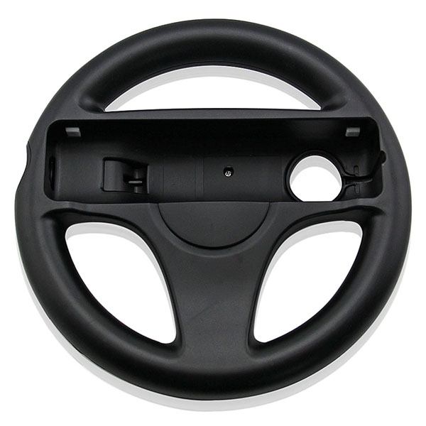 Handle Steering Wheel Set Τιμόνι Black - Nintendo Wii Controller