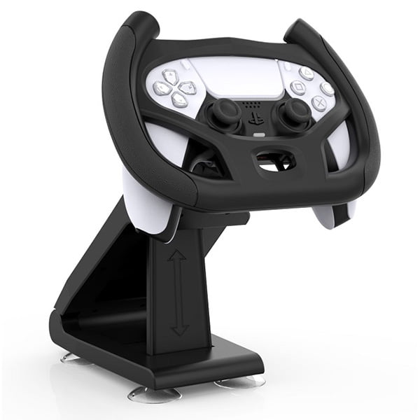 Handle Steering Wheel Set Τιμόνι Black - PS5 Controller