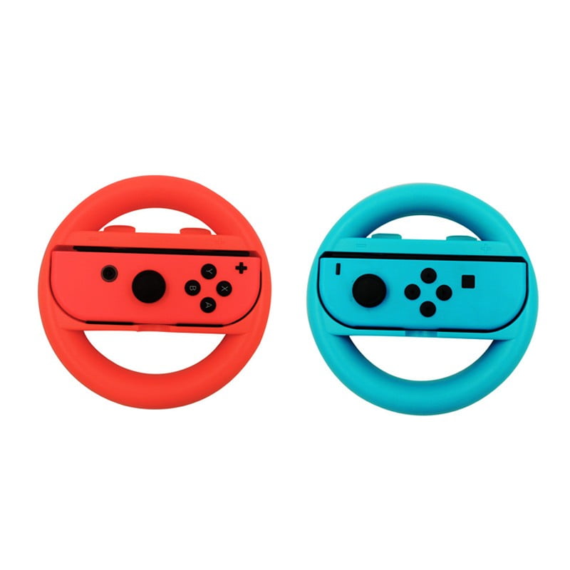 Handle Steering Wheel Set Τιμόνι Blue & Red - Nintendo Switch Controller