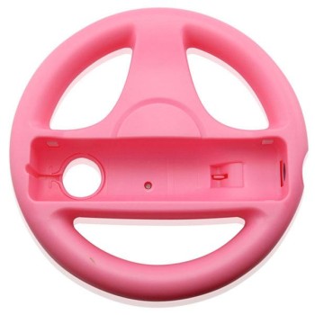 Handle Steering Wheel Set Τιμόνι Pink - Nintendo Wii Controller