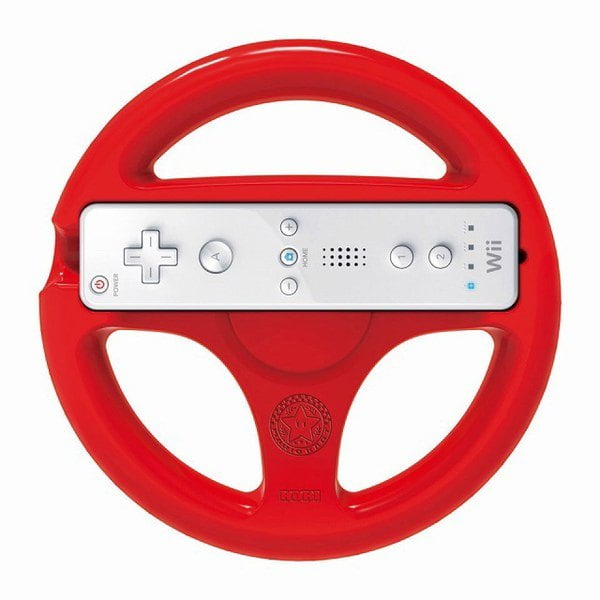 Handle Steering Wheel Set Τιμόνι Red - Nintendo Wii Controller