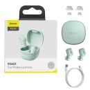 Handsfree Baseus WM01 In Ear Green Bluetooth Ακουστικά