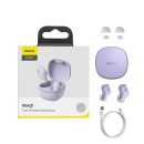 Handsfree Baseus WM01 In Ear Purple Bluetooth Ακουστικά