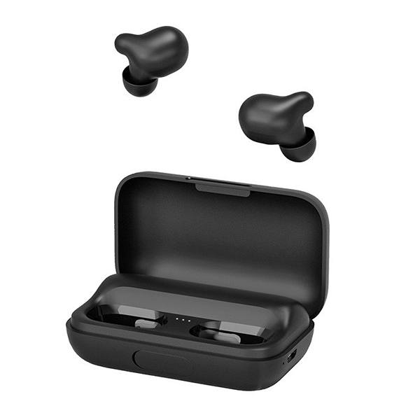 Handsfree Haylou T15 In Ear Black Bluetooth Ακουστικά