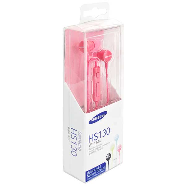 HandsFree Ακουστικό Samsung EO-HS1303PE Stereo Pink