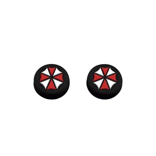 Hard Skin + Analog Caps Grips Resident Evil Combo Pack Umbrella - PS4 Controller
