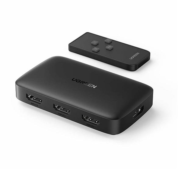 HDMI Switch 3 in 1 UGREEN CM332 1.4 4K 30 Hz Black
