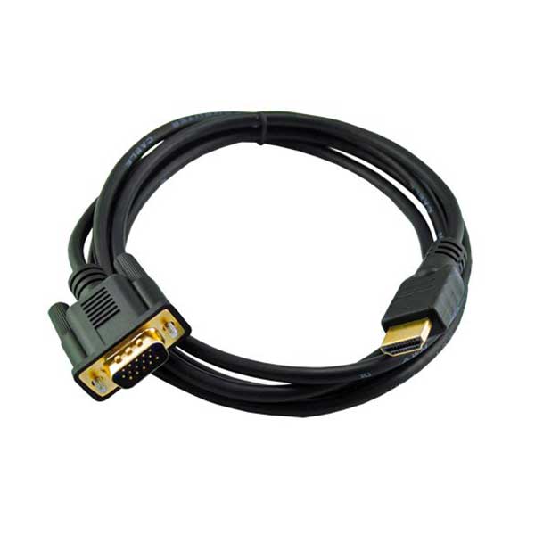 Καλώδιο HDMI Male To VGA Male Adapter Cable 1.80m Καλώδιο HDMI Male To VGA Male Adapter Cable 1.80m