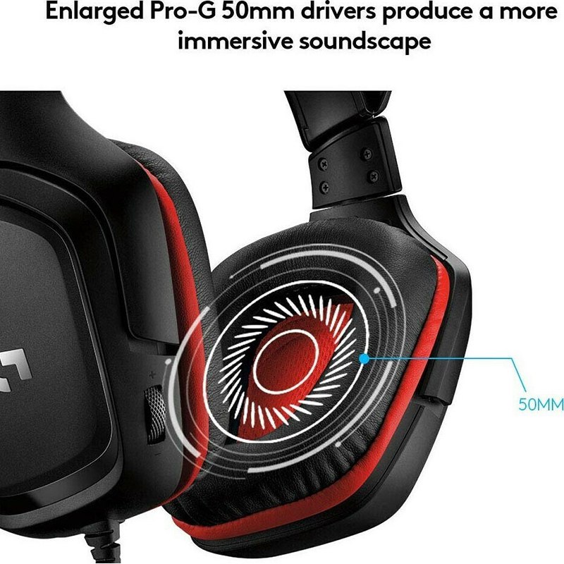 Headset Logitech G332 Gaming Ακουστικά