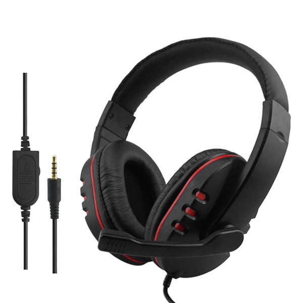 Headset OEM 3.5mm Red Ακουστικά - PS4 / Xbox One / PC