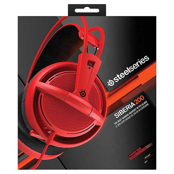 Headset Steelseries Siberia 200 Stereo Ακουστικά Forged Red - PS4 / Xbox One / Wii U / PC / Mobile