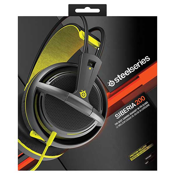 Headset Steelseries Siberia 200 Stereo Ακουστικά Proton Yellow - PS4 / Xbox One / Wii U / PC / Mobile Headset Steelseries Siberia 200 Stereo Ακουστικά Proton Yellow - PS4 / Xbox One / Wii U / PC / Mobile