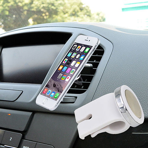 Car Stand Mount Holder Magnetic OEM White Μαγνητική Βάση Στήριξης Κινητού