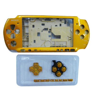 Κέλυφος Περίβλημα Χρυσό Housing Case Shell Replacement Gold - PSP Slim 3000