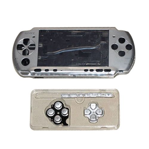 Κέλυφος Περίβλημα Ασημί Housing Case Shell Replacement Silver - PSP Slim 3000
