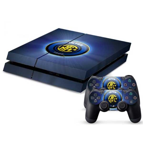 Sticker Skin Inter Αυτοκόλλητο + 2 Controller Skin - PS4 Fat Console