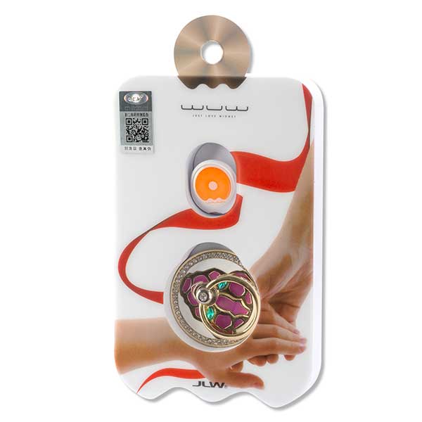 JLW Smartphone Ring Leopard Gold Δακτυλίδι Κινητού