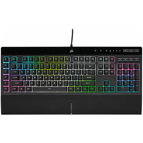 Keyboard Corsair K55 RGB Pro XT RGB Gaming Πληκτρολόγιο (Ελληνικό GR)