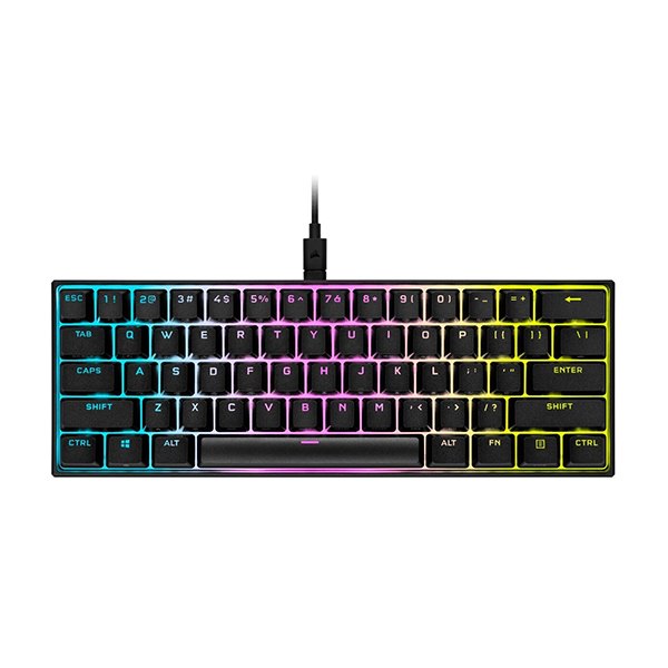 Keyboard Corsair K65 Μηχανικό Cherry MX Speed RGB Mini Gaming Πληκτρολόγιο Ελληνικό