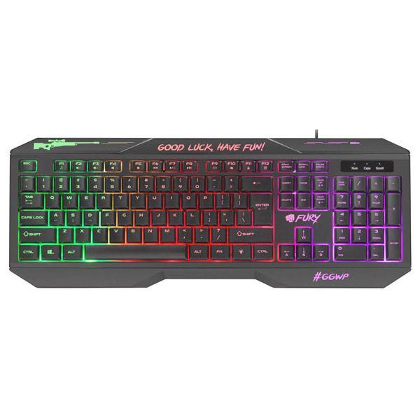 Keyboard Fury NFU-1549 Hellfire 2 Backlight Gaming Πληκτρολόγιο Keyboard Fury NFU-1549 Hellfire 2 Backlight Gaming Πληκτρολόγιο