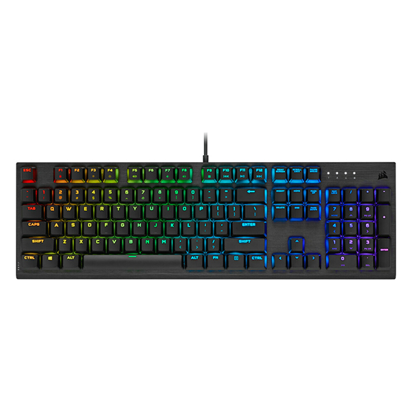 Keyboard K60 Pro RGB Cherry MX Silver Low Profile Ελληνικό Πληκτρολόγιο