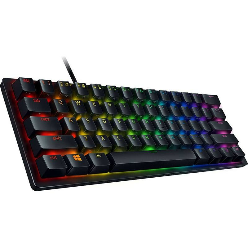 Keyboard Razer Huntsman Μηχανικό Clicky RGB Mini Gaming Πληκτρολόγιο (Αγγλικό US)