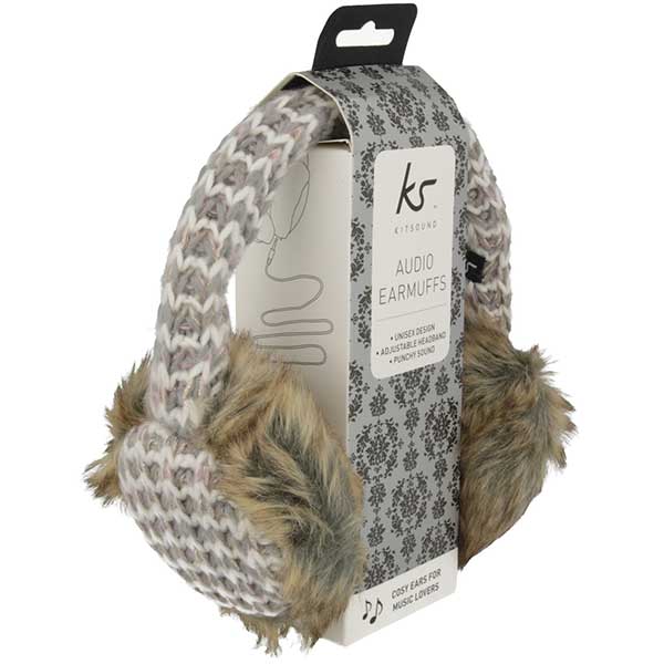 KitSound Ακουστικά Audio Earmuffs Knitwear